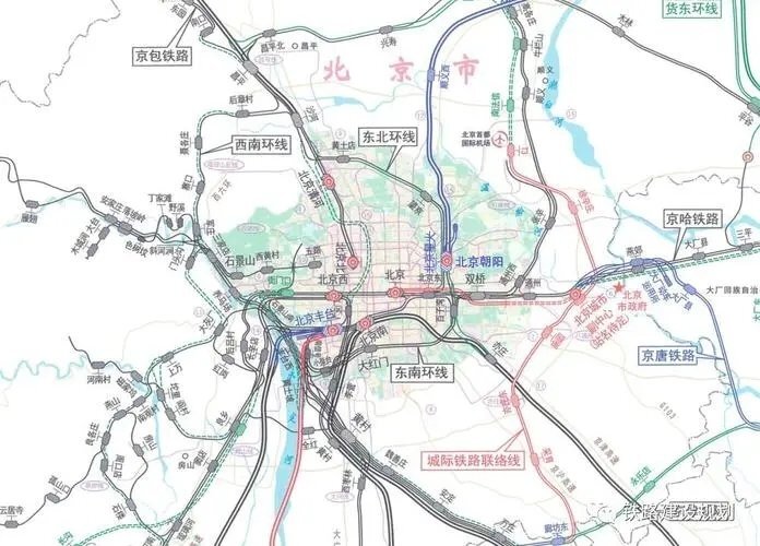 北京市轨道交通线网规划