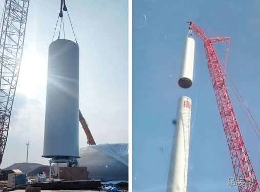 风电 | 红阳风电场风机移位复装项目首台风机吊装成功